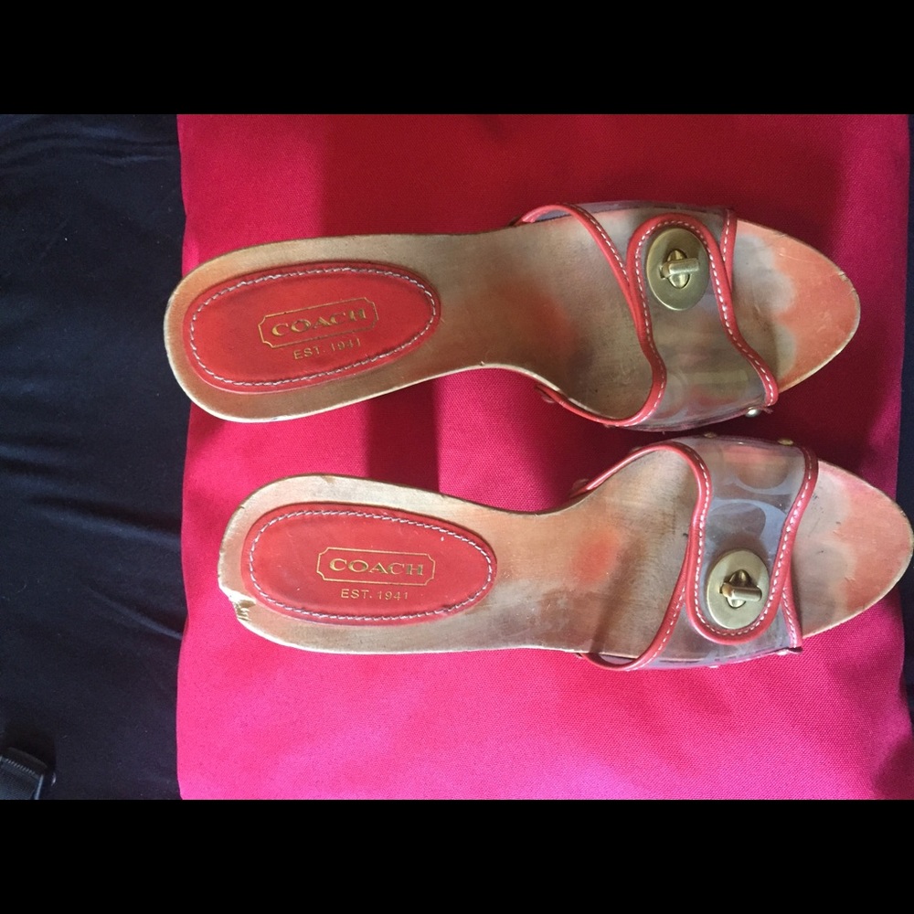 Vintage Coach mules